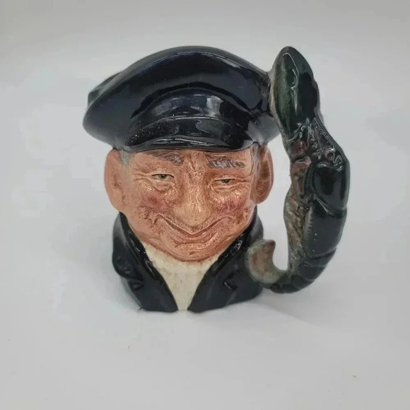 Royal Doulton Toby Jug Lobster Man Small D6620 Vintage Made in England D6620 - Picture 1 of 8